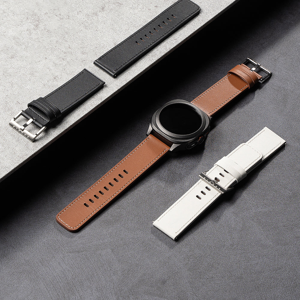 Ringke One Basic Bold -ranneke Fossil Watch / Mobvoi Watch / Suunto Watch -sarjoille, 24mm, Musta