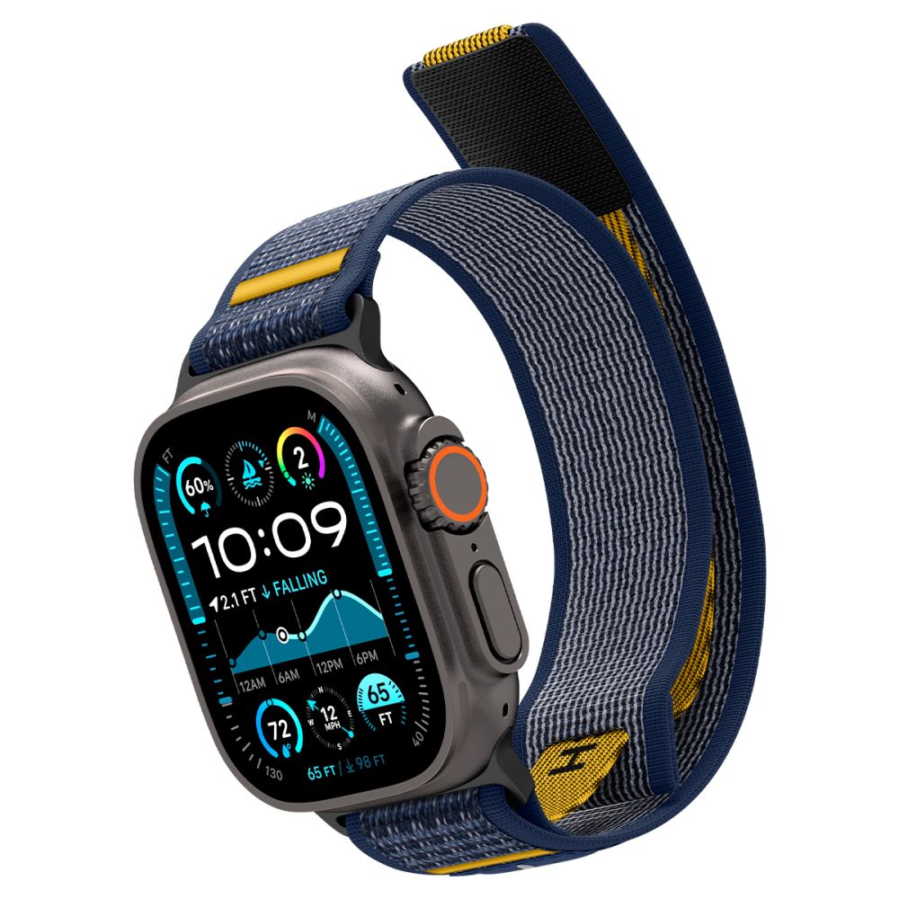 Spigen Athlex Air -ranneke Apple Watch 49mm / 46mm / 45mm / 44mm -sarjalle, laivastonsininen AMP09036