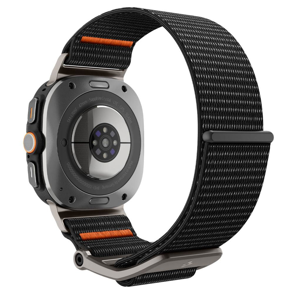 Spigen DuraPro Flex -ranneke Samsung Galaxy Watch Ultra -kelloon, musta AMP08773