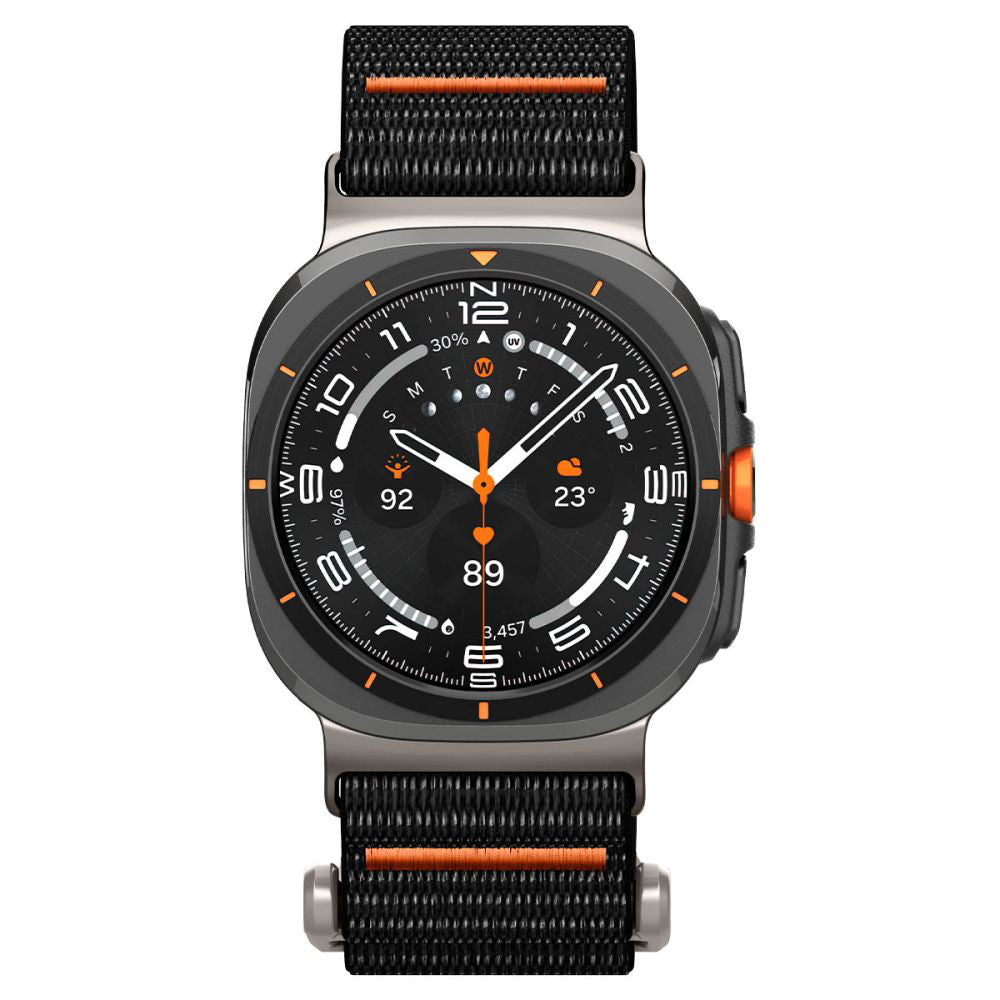 Spigen DuraPro Flex -ranneke Samsung Galaxy Watch Ultra -kelloon, musta AMP08773