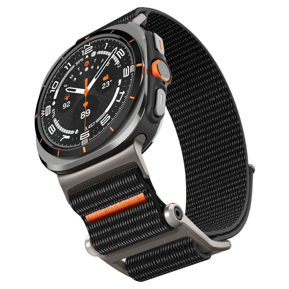 Spigen DuraPro Flex -ranneke Samsung Galaxy Watch Ultra -kelloon, musta AMP08773