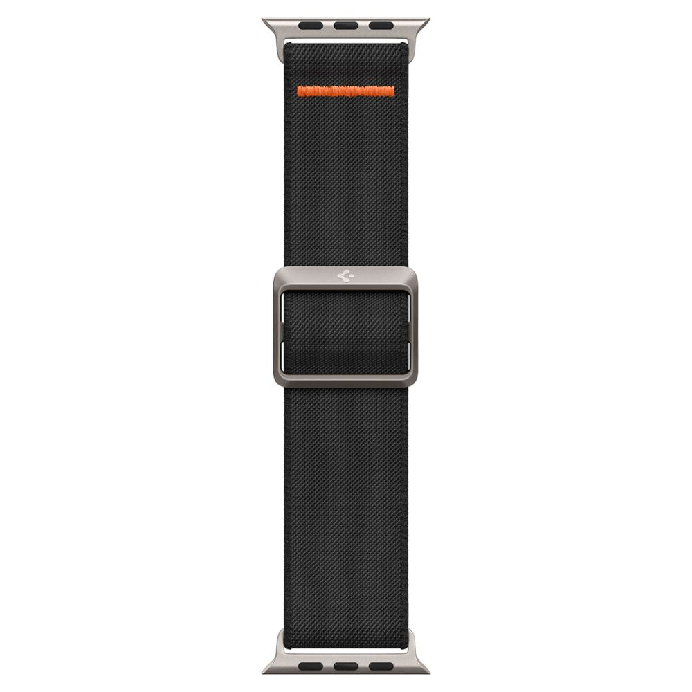 Spigen Fit Lite Ultra -ranneke Apple Watch 49mm / 46mm / 45mm / 44mm / 42mm -sarjalle, Musta AMP05983