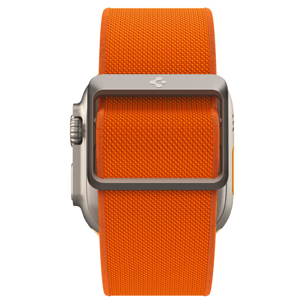 Spigen Fit Lite Ultra -ranneke Apple Watch 49mm / 46mm / 45mm / 44mm / 42mm -sarjalle, oranssi AMP05986