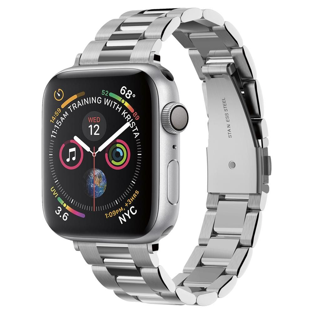 Spigen Modern Fit -ranneke Apple Watch 42mm / 41mm / 40mm / 38mm -sarjalle, Hopea 061MP25943