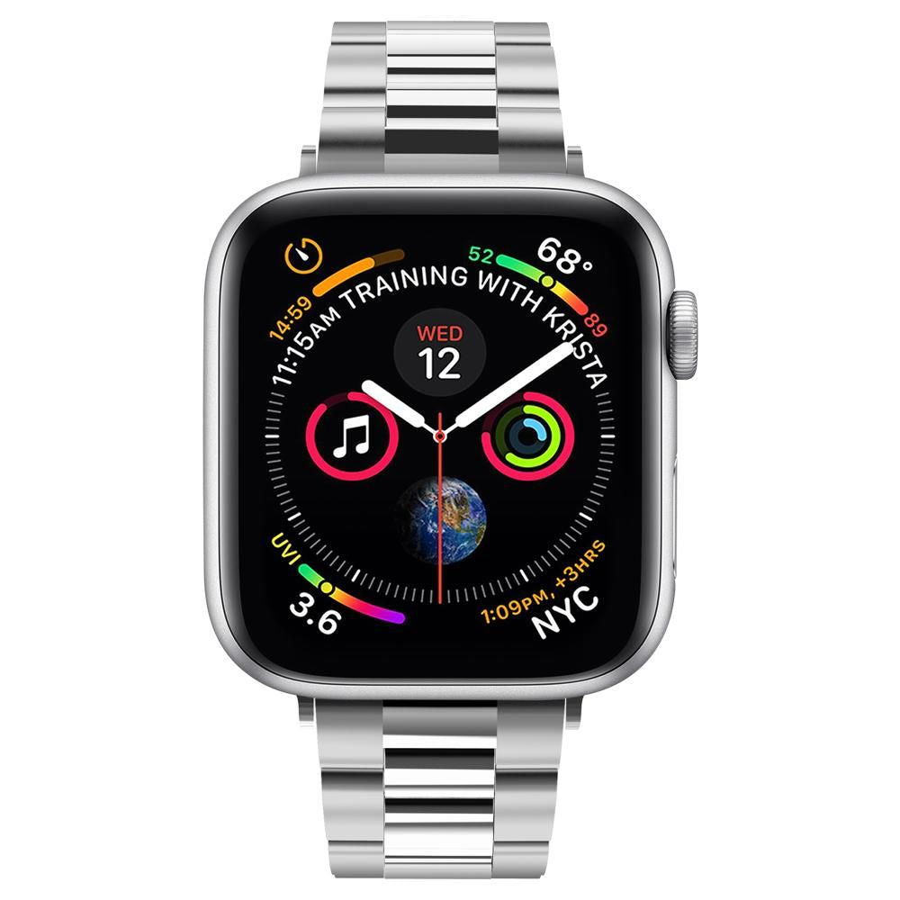 Spigen Modern Fit -ranneke Apple Watch 42mm / 41mm / 40mm / 38mm -sarjalle, Hopea 061MP25943