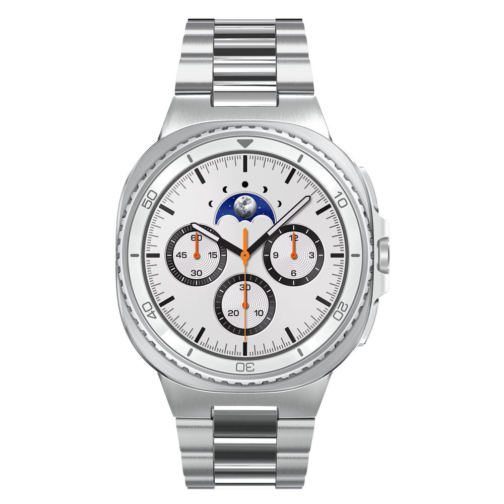 Spigen Modern Fit -ranneke Samsung Galaxy Watch8 / Watch8 Classic Series -sarjaan, Hopea AMP10120