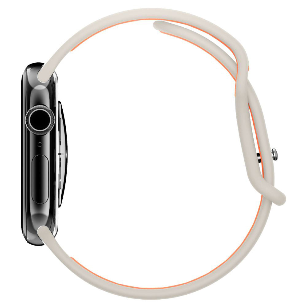 Spigen Nano Pop -ranneke Apple Watch 42mm / 41mm / 40mm / 38mm -sarjalle, Beige