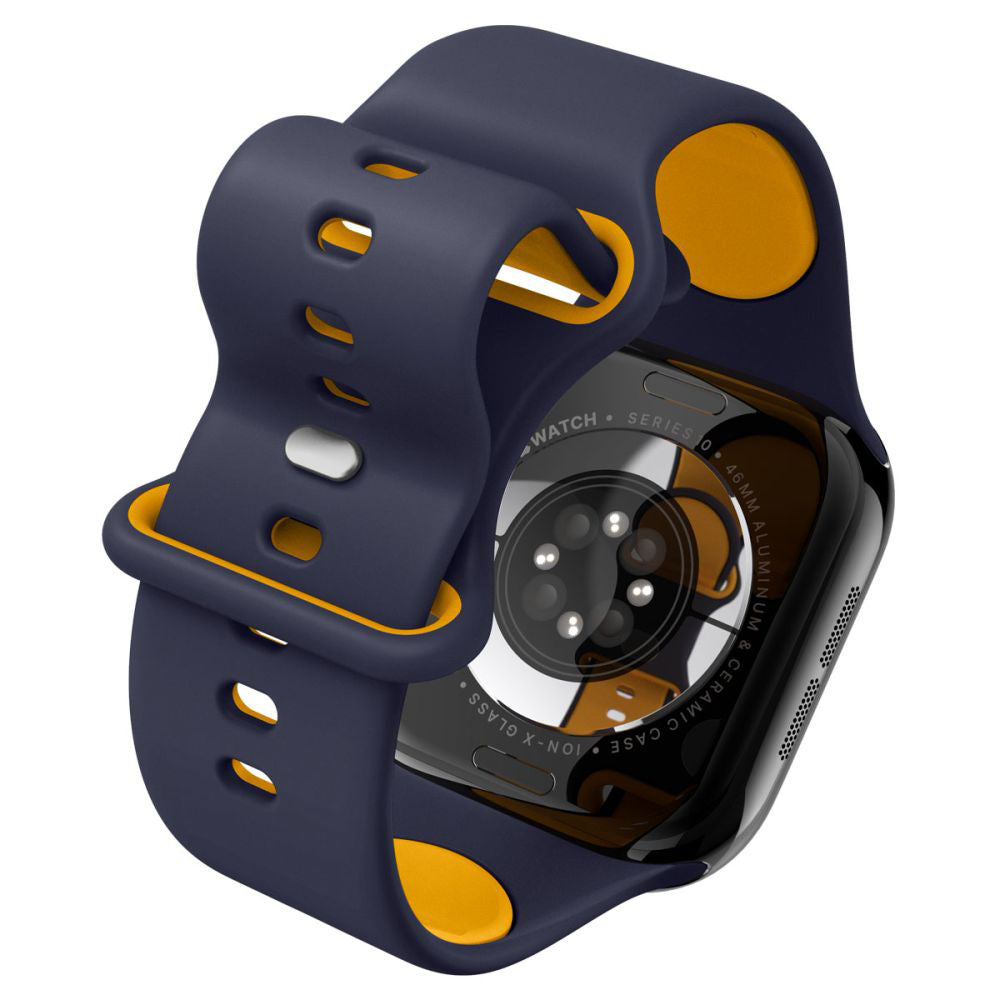 Spigen Nano Pop Strap for Apple Watch 49mm / 46mm / 45mm / 44mm / 42mm Series, Navy Blue AMP09322