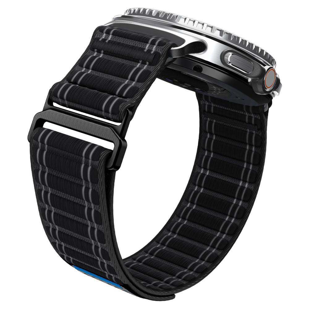Spigen WBF0 -ranneke Samsung Galaxy Watch8 / Watch8 Classic Series -sarjaan, Musta AMP10153