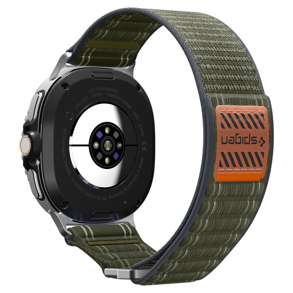 Spigen WBF0 -ranneke Samsung Galaxy Watch8 / Watch8 Classic -sarjalle, Vihreä AMP10154