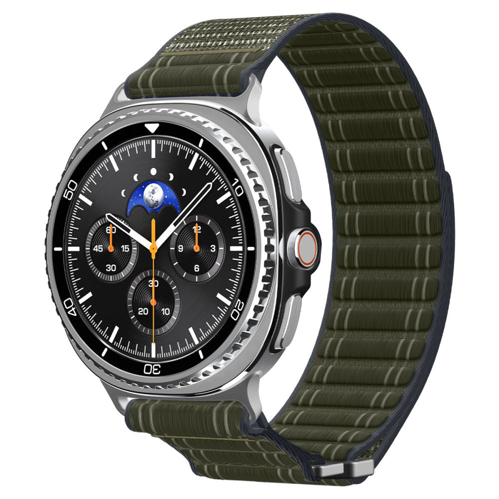 Spigen WBF0 -ranneke Samsung Galaxy Watch8 / Watch8 Classic -sarjalle, Vihreä AMP10154