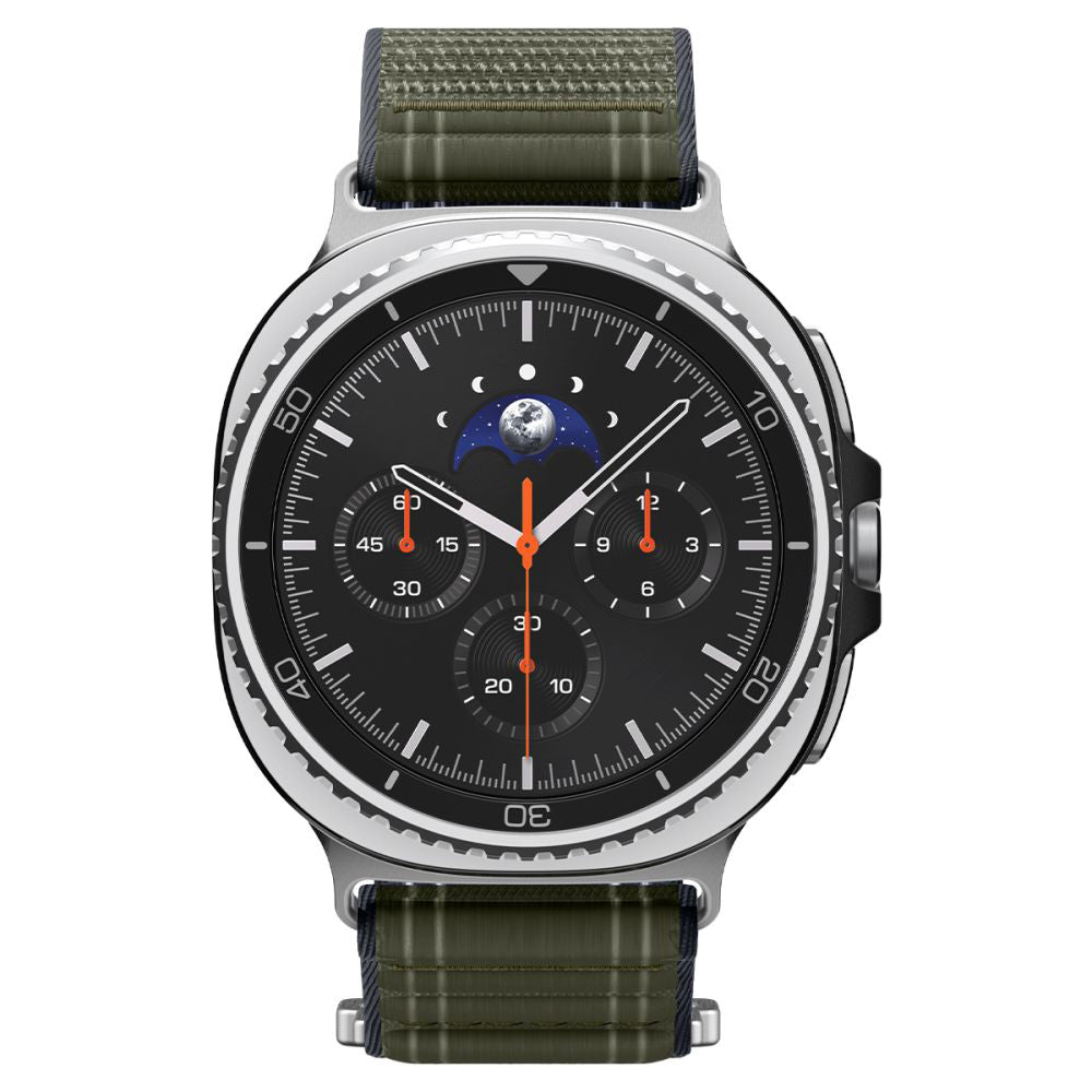 Spigen WBF0 -ranneke Samsung Galaxy Watch8 / Watch8 Classic -sarjalle, Vihreä AMP10154
