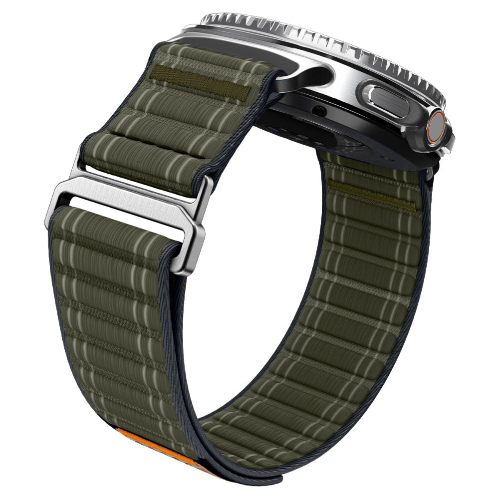 Spigen WBF0 -ranneke Samsung Galaxy Watch8 / Watch8 Classic -sarjalle, Vihreä AMP10154