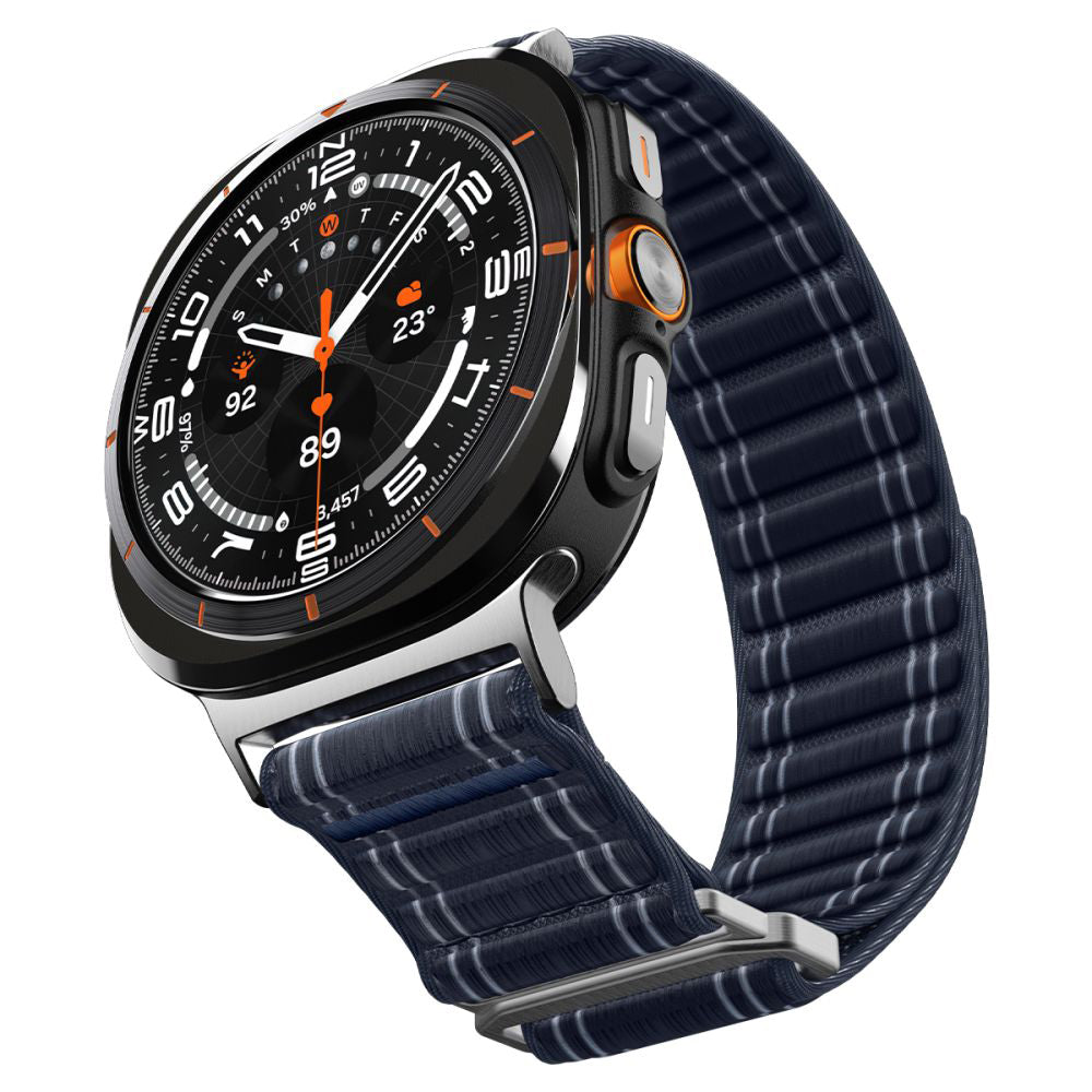 Spigen WBF0 -ranneke Samsung Galaxy Watch Ultra -kelloon, laivastonsininen AMP10148