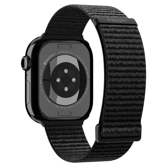 Spigen WBF01 -ranneke Apple Watch 49mm / 46mm / 45mm / 44mm -sarjoille, musta AMP11833