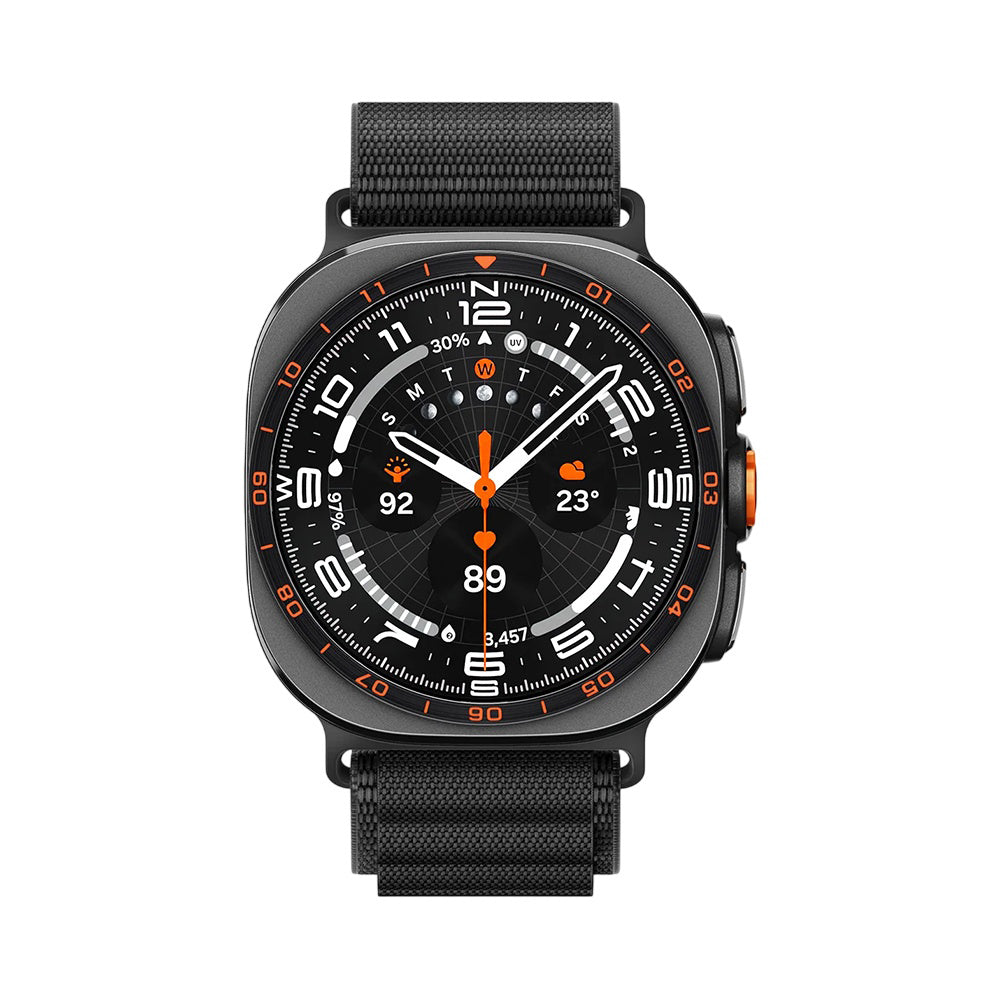 Spigen WBF1 -ranneke Samsung Galaxy Watch Ultra -sarjalle, musta AMP11613