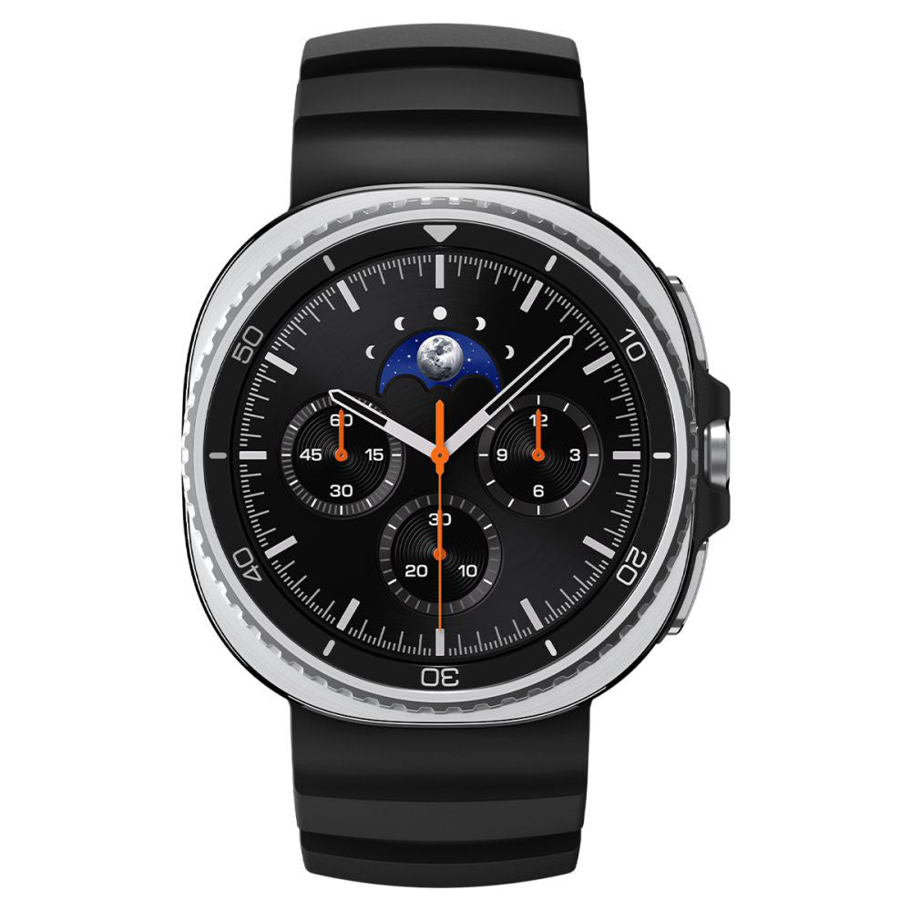 Spigen WBS2 -ranneke Samsung Galaxy Watch8 / Watch8 Classic Series -kelloille, musta AMP10151