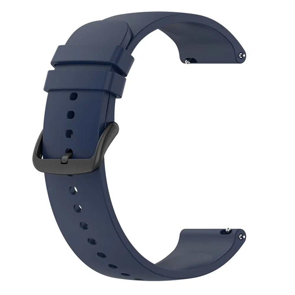 Techsuit W001 -ranneke Huawei Watch / Xiaomi Watch Series -kelloille, 22mm, Tummansininen