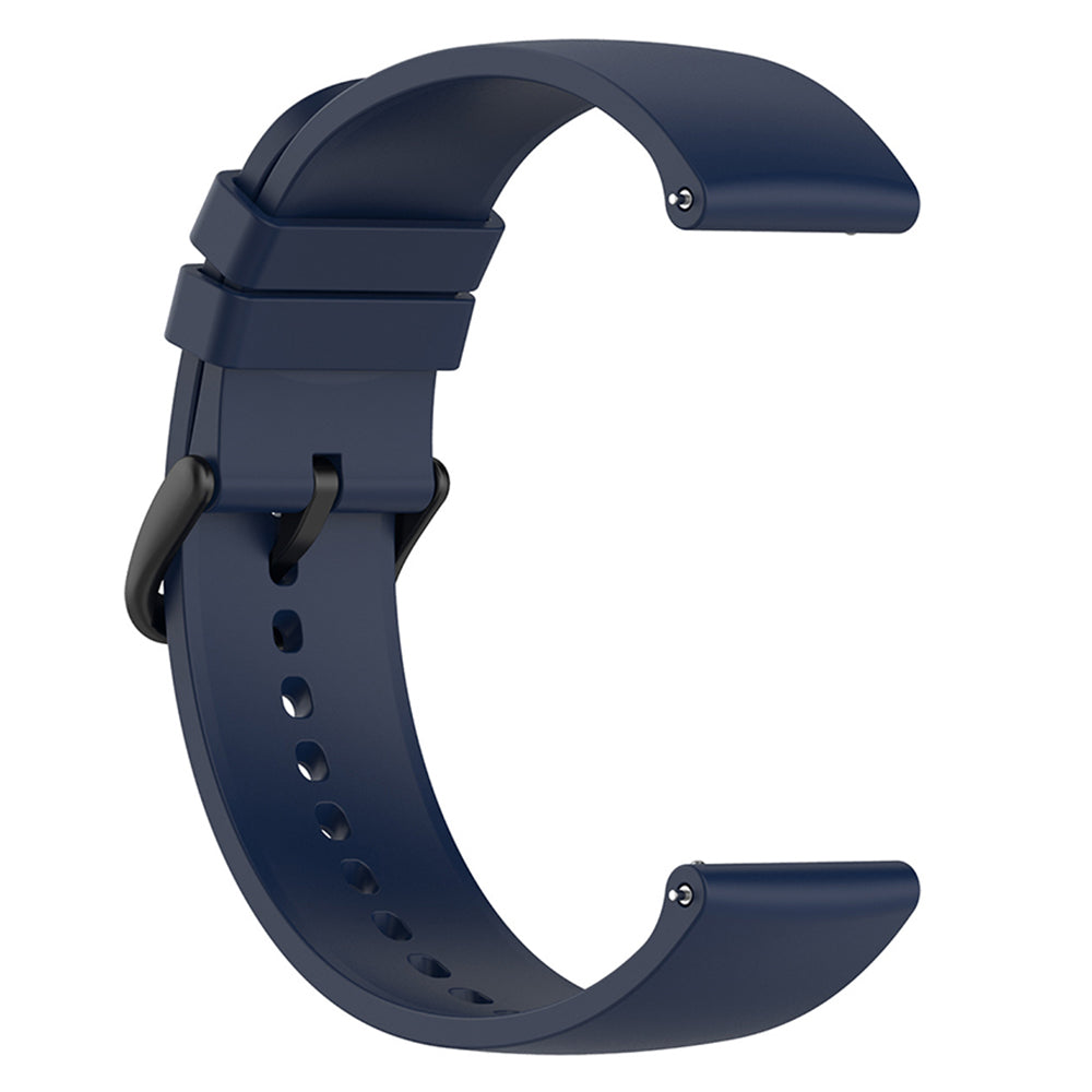 Techsuit W001 -ranneke Huawei Watch / Xiaomi Watch Series -kelloille, 22mm, Tummansininen