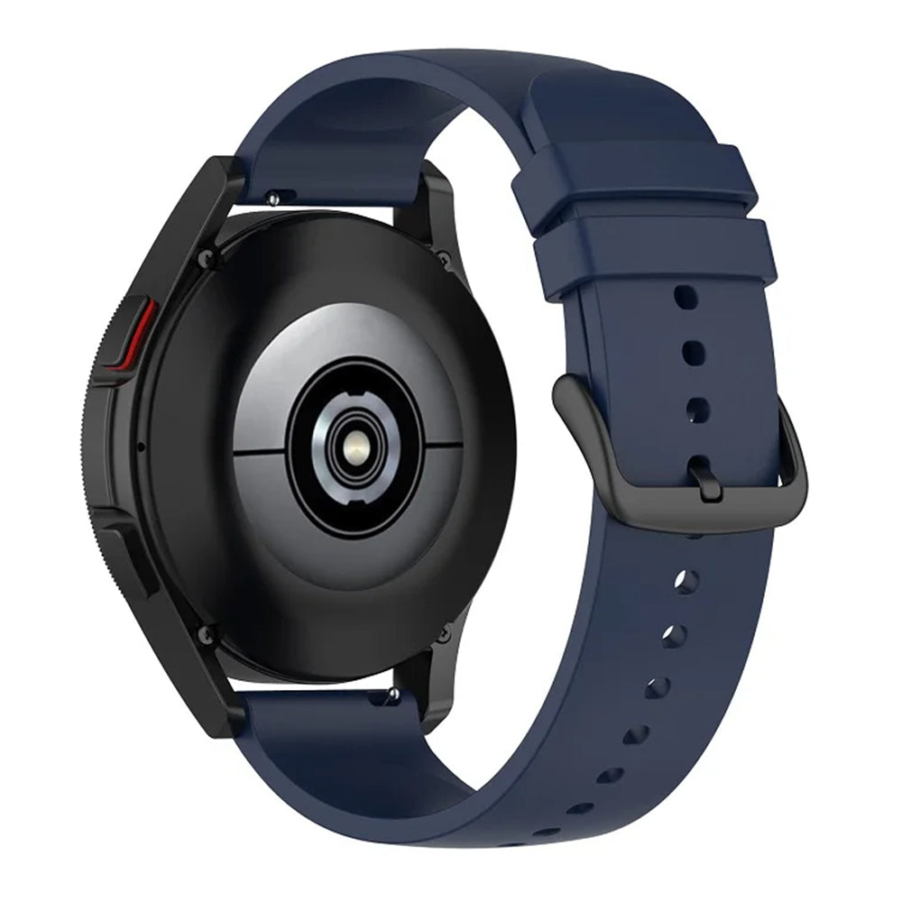 Techsuit W001 -ranneke Huawei Watch / Xiaomi Watch Series -kelloille, 22mm, Tummansininen