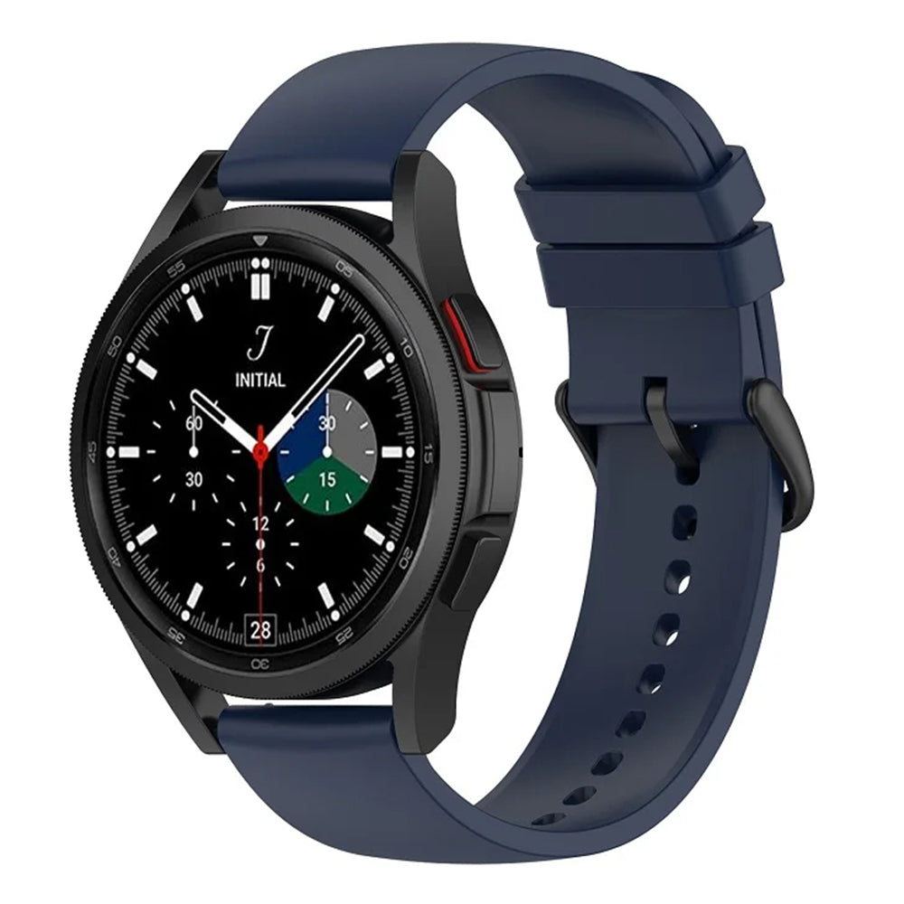 Techsuit W001 -ranneke Huawei Watch / Xiaomi Watch Series -kelloille, 22mm, Tummansininen
