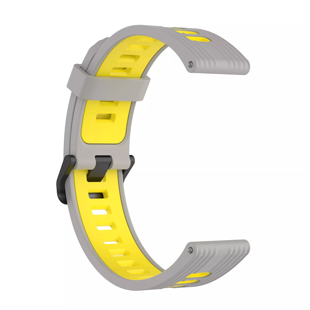 Techsuit W002 -ranneke Huawei Watch / Xiaomi Watch Series, 22mm, Harmaa