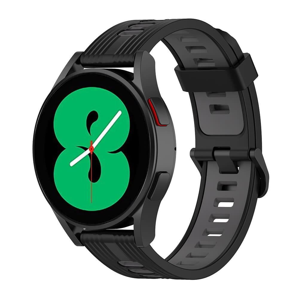 Techsuit W002 -ranneke Huawei Watch / Xiaomi Watch Series, 22mm, Musta