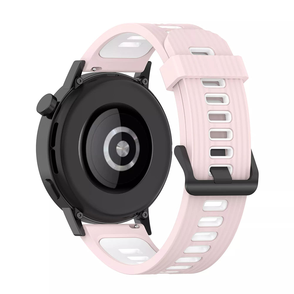Techsuit W002 -ranneke Samsung Galaxy Watch / Huawei Watch Series, 20mm, vaaleanpunainen