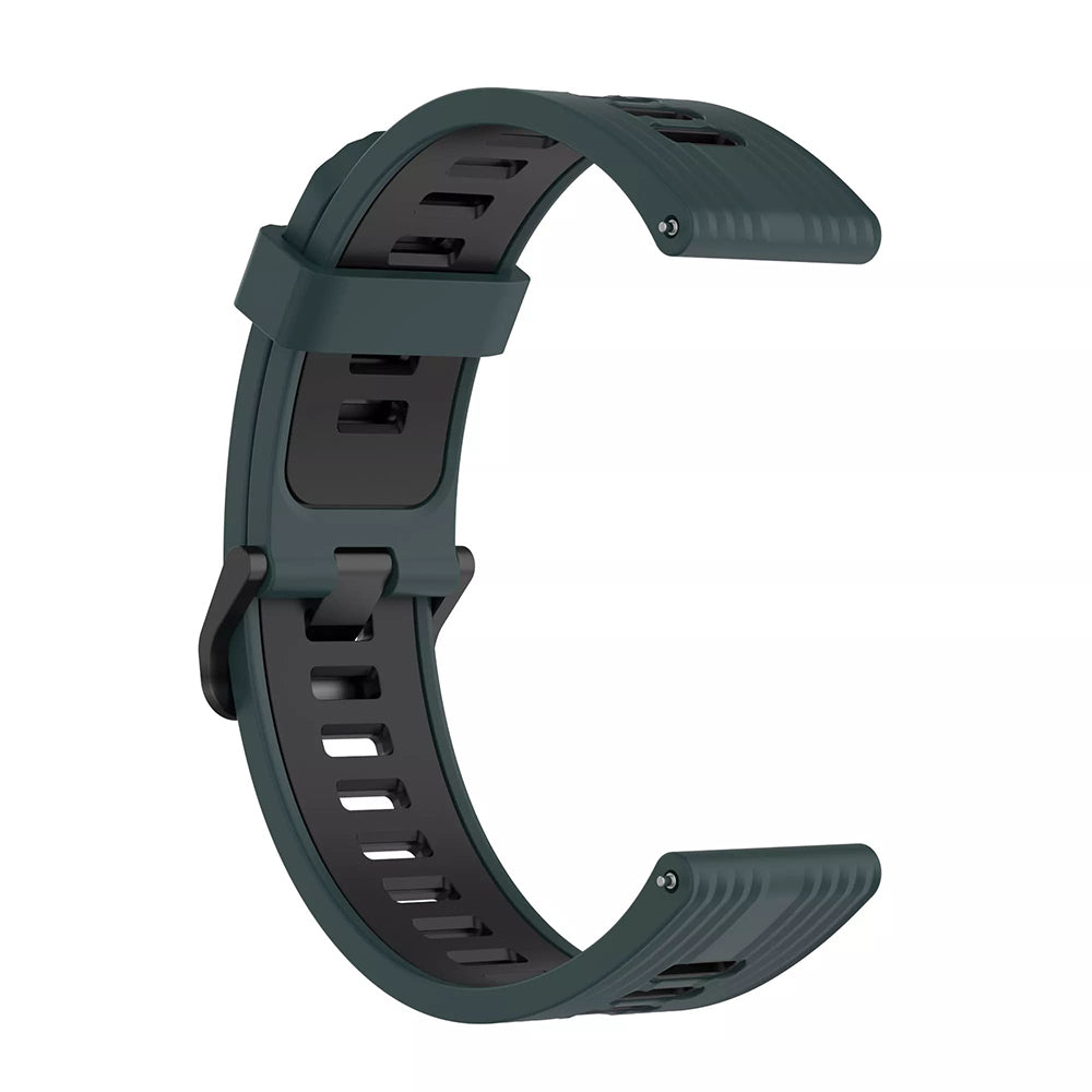 Techsuit W002 -ranneke Samsung Galaxy Watch / Huawei Watch Series, 20mm, Vihreä