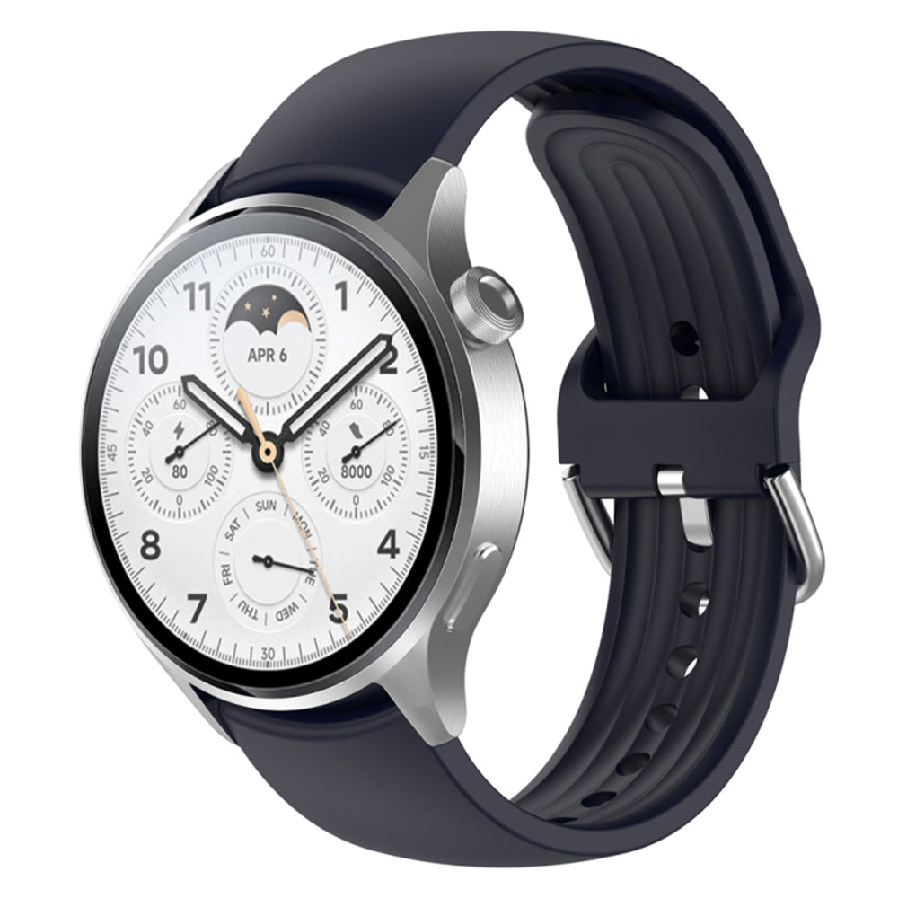 Techsuit W003 -ranneke Huawei Watch / Xiaomi Watch Series, 22mm, laivastonsininen