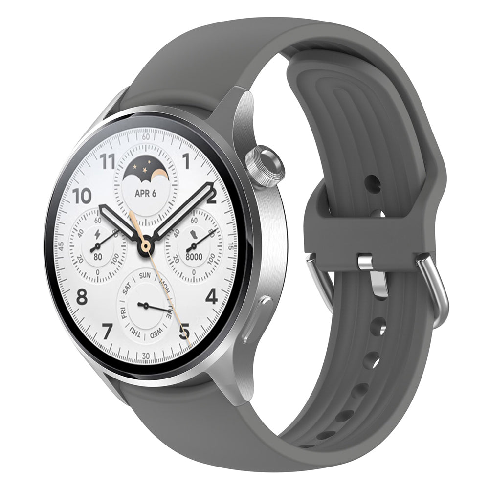 Techsuit W003 -ranneke Huawei Watch / Xiaomi Watch Series, 22mm, Harmaa