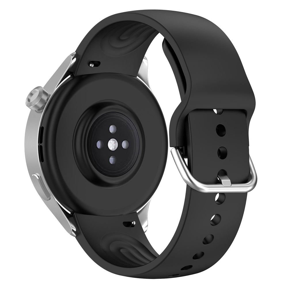 Techsuit W003 -ranneke Huawei Watch / Xiaomi Watch Series, 22mm, Musta