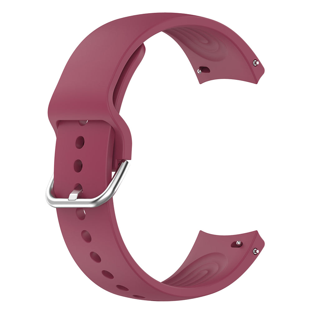 Techsuit W003 -ranneke Huawei Watch / Xiaomi Watch Series, 22mm, Tummanpunainen