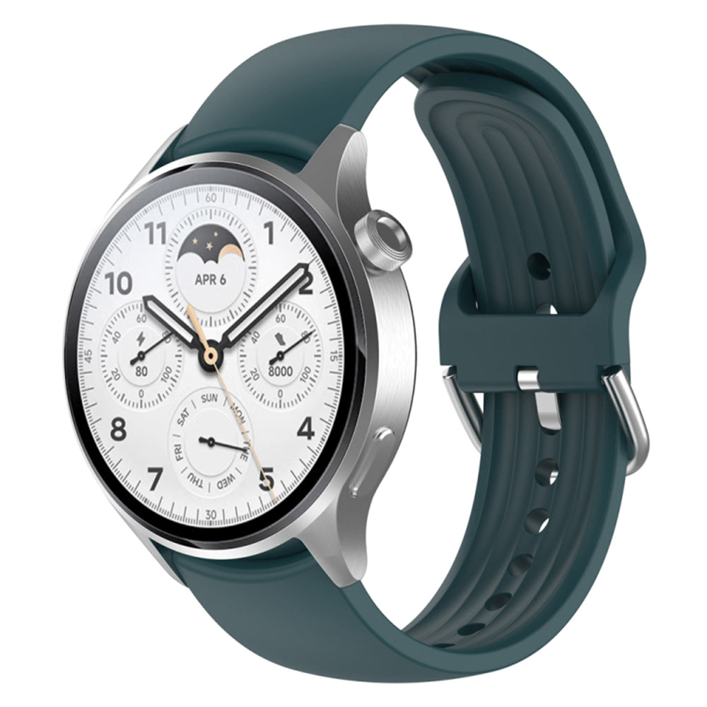 Techsuit W003 -ranneke Huawei Watch / Xiaomi Watch Series, 22mm, Vihreä