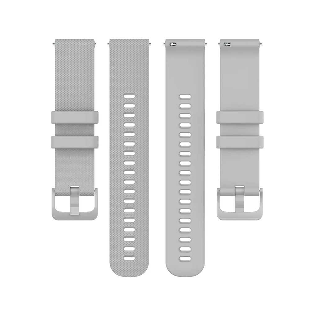 Techsuit W006 -ranneke Samsung Galaxy Watch / Huawei Watch Series, 20mm, Harmaa