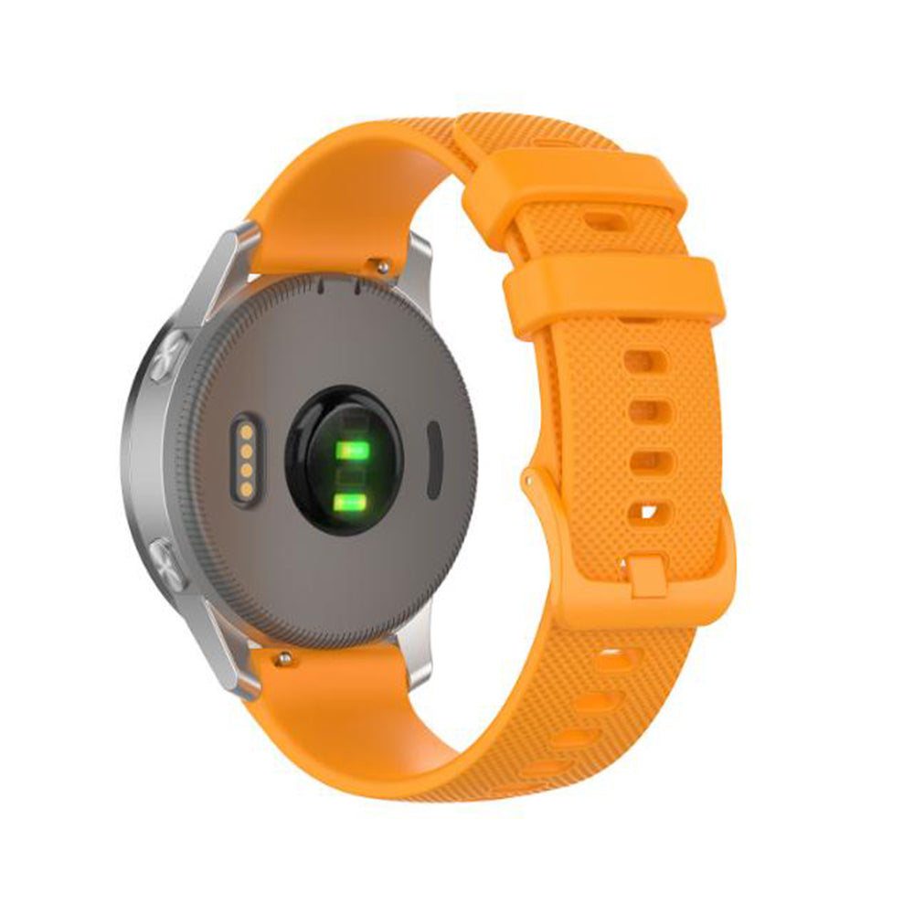 Techsuit W006 -ranneke Samsung Galaxy Watch / Huawei Watch Series, 20mm, Oranssi
