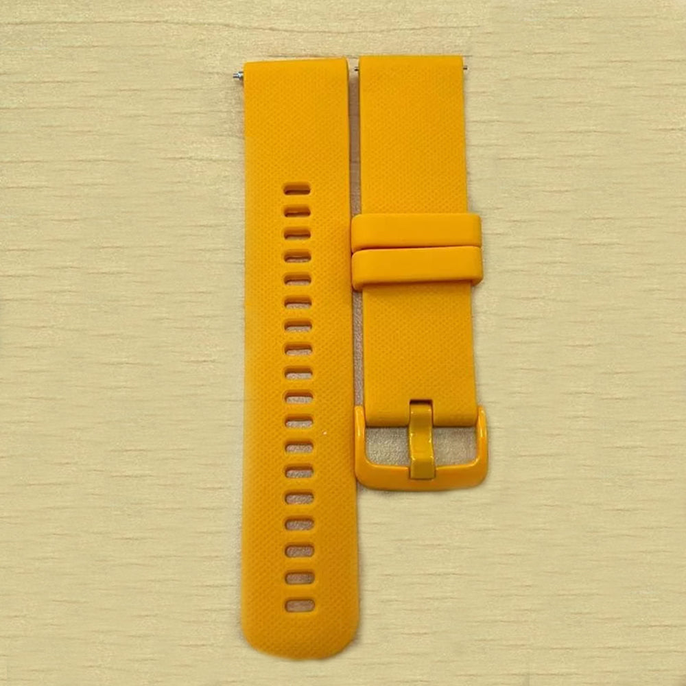 Techsuit W006 -ranneke Samsung Galaxy Watch / Huawei Watch Series, 20mm, Oranssi