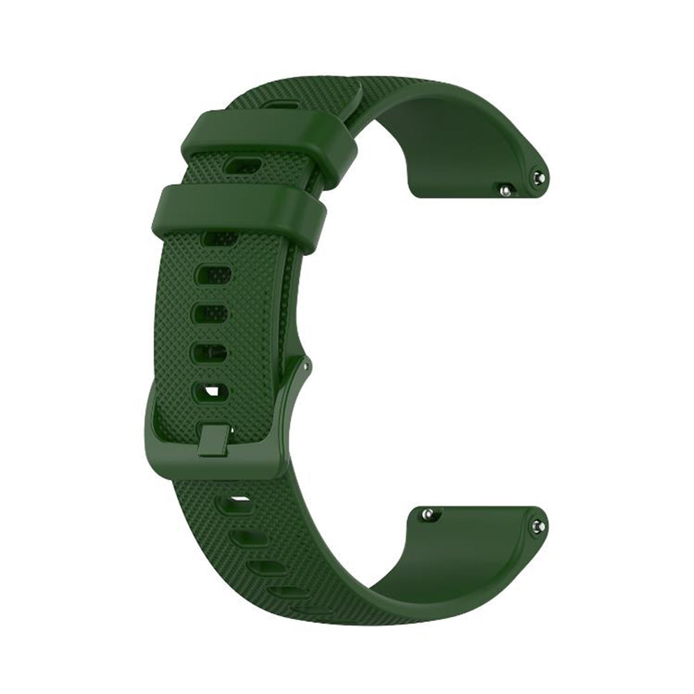 Techsuit W006 -ranneke Samsung Galaxy Watch / Huawei Watch Series, 20mm, Vihreä.