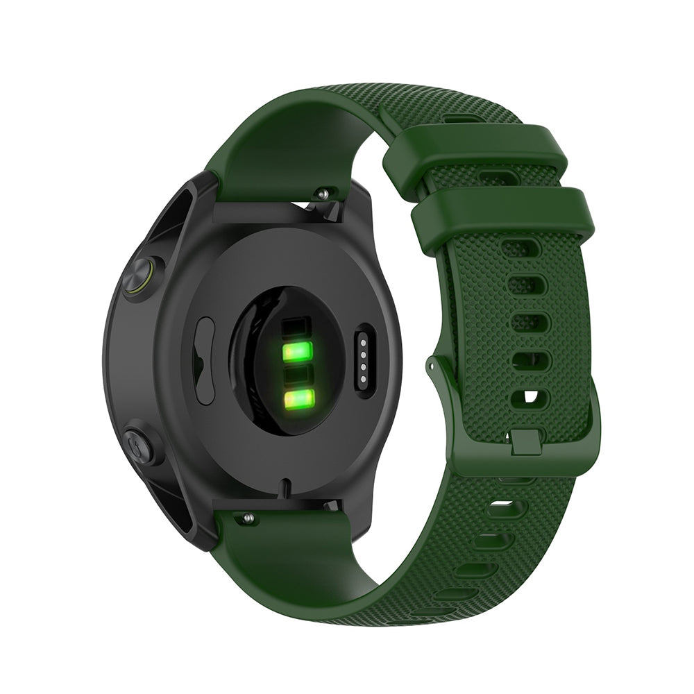 Techsuit W006 -ranneke Samsung Galaxy Watch / Huawei Watch Series, 20mm, Vihreä.