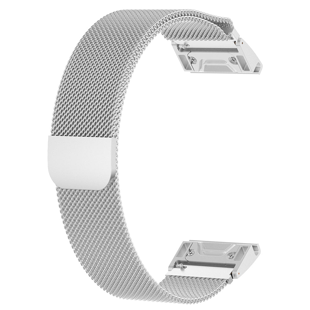 Techsuit W009 -ranneke Garmin Watch Fenix Series -kelloille, 26mm, Hopea