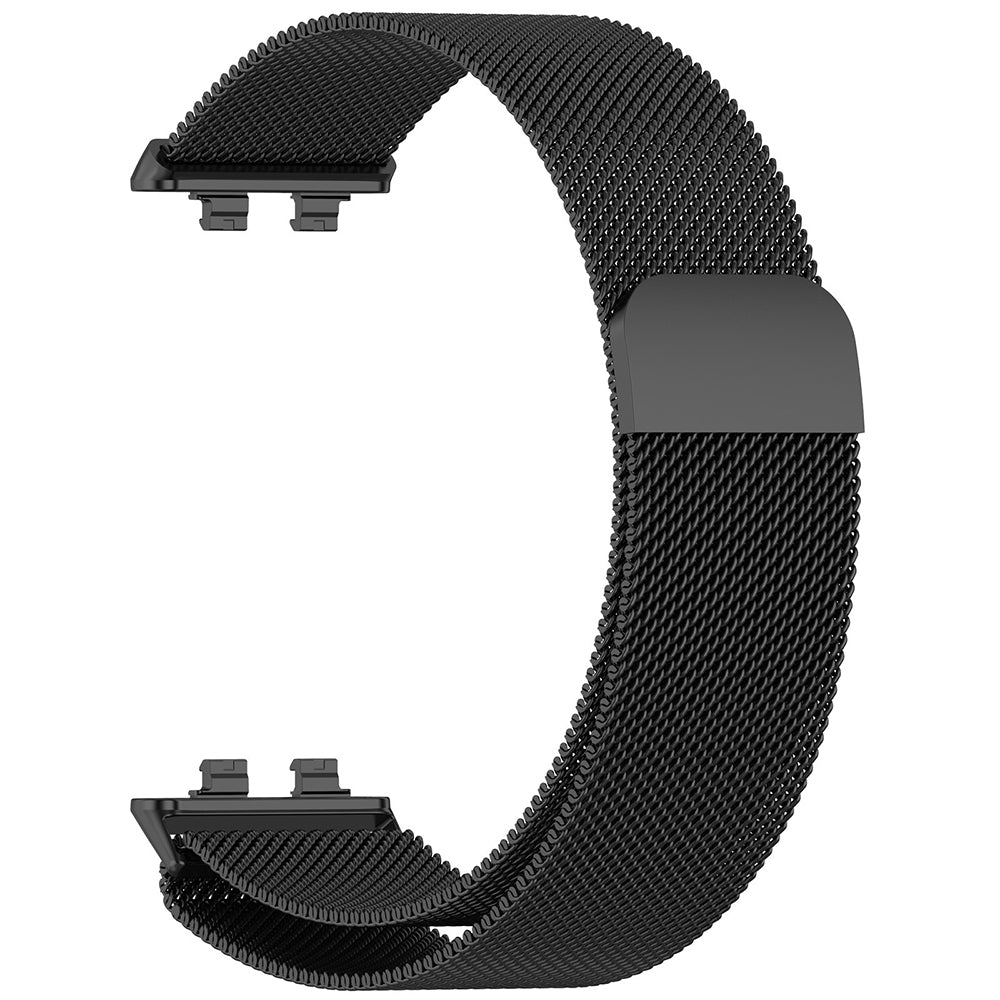 Techsuit W009 -ranneke Huawei Band 11 / 11 Pro:lle, Musta