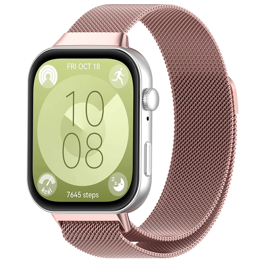 Techsuit W009 -ranneke Huawei Watch Fit 4 Pro / Fit 4 / Fit 3, Pinkki