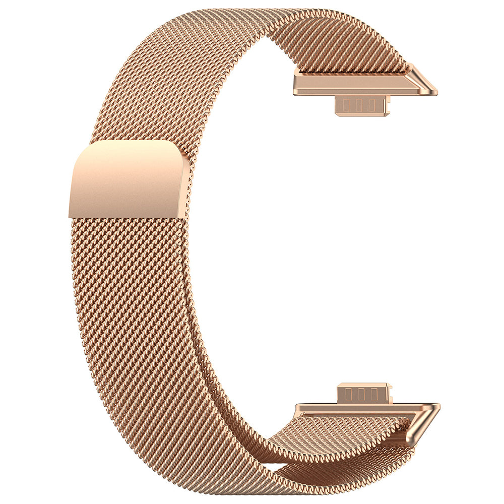Techsuit W009 -ranneke Huawei Watch Fit 4 Pro / Fit 4 / Fit 3, Kultainen Vaaleanpunainen