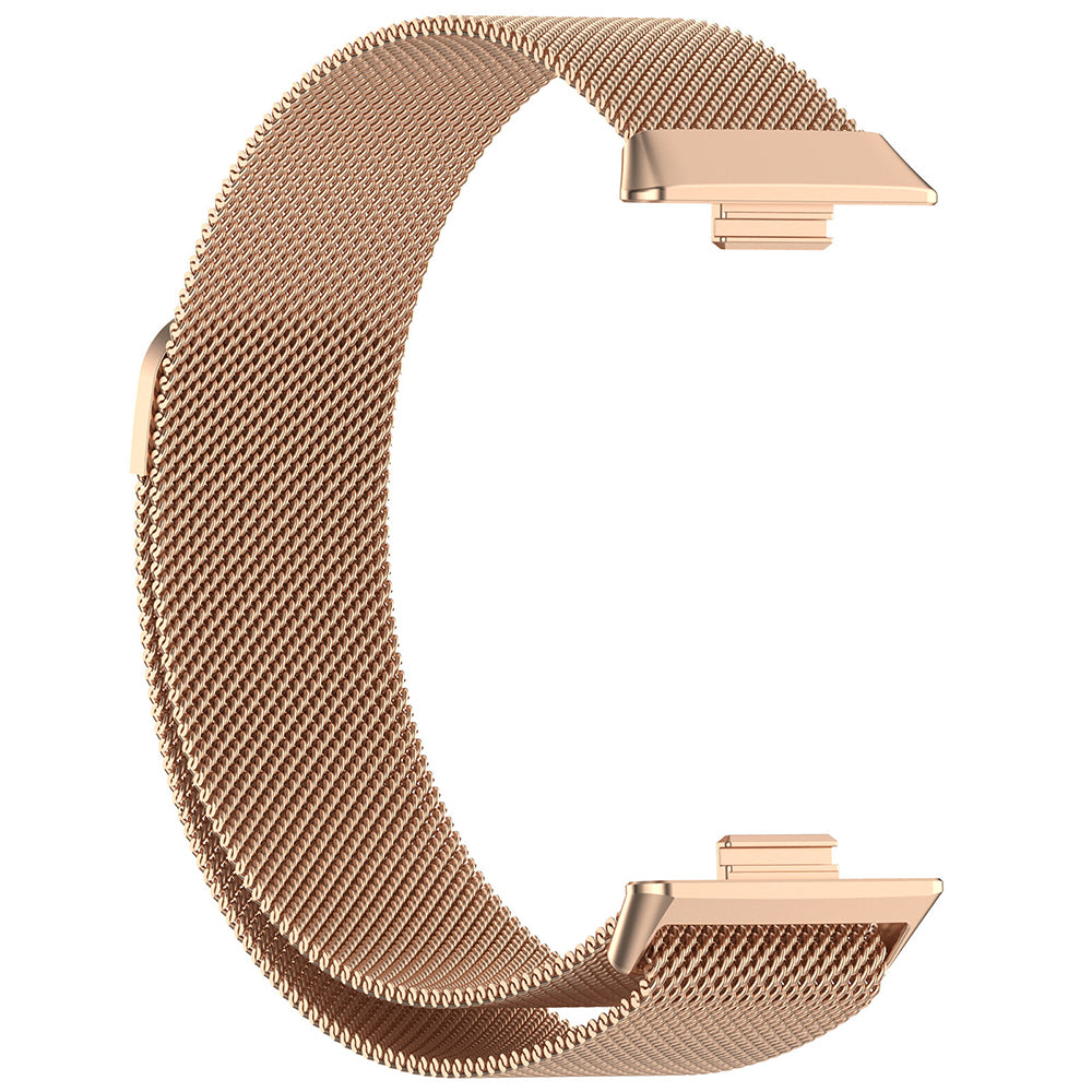 Techsuit W009 -ranneke Huawei Watch Fit 4 Pro / Fit 4 / Fit 3, Kultainen Vaaleanpunainen