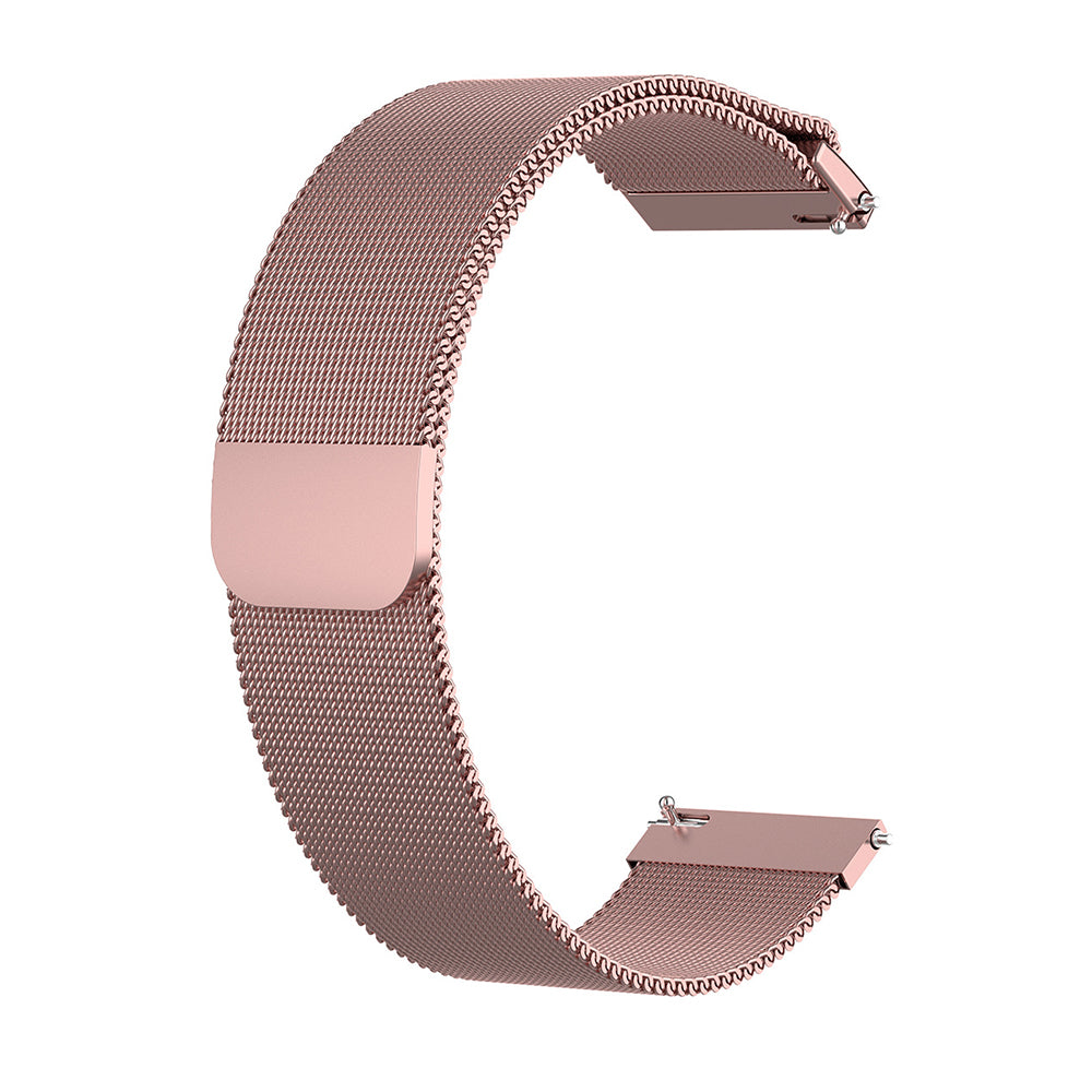 Techsuit W009 -ranneke Huawei Watch / Garmin Watch Series, 18mm, Vaaleanpunainen