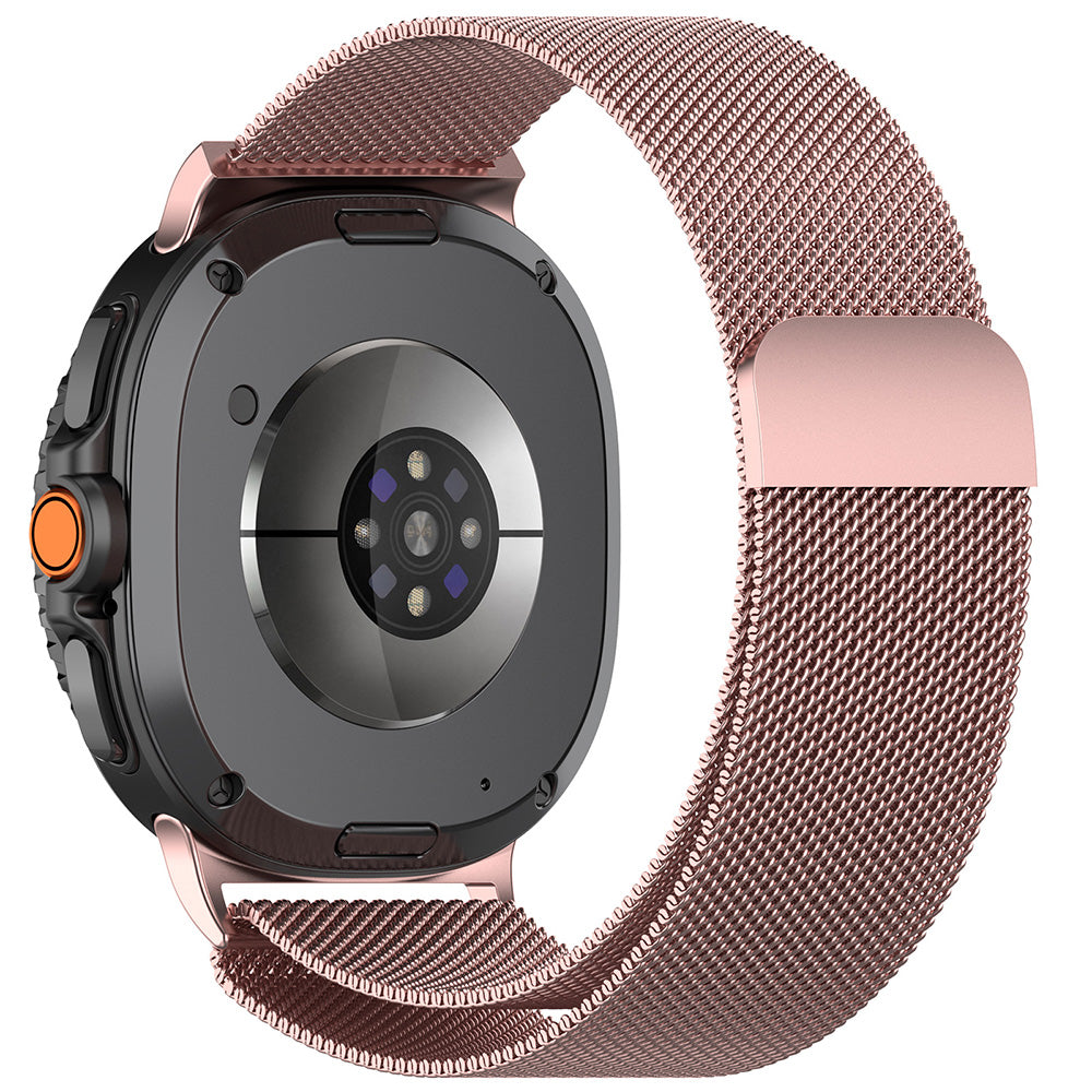 Techsuit W009 ranneke Samsung Galaxy Watch8 / Watch8 Classic -sarjaan, vaaleanpunainen