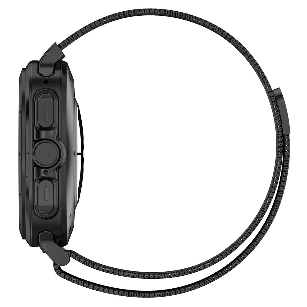 Techsuit W009 -ranneke Samsung Galaxy Watch Ultra -älykelloon, Musta