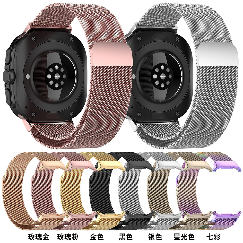 Techsuit W009 -ranneke Samsung Galaxy Watch Ultra -älykelloon, Musta