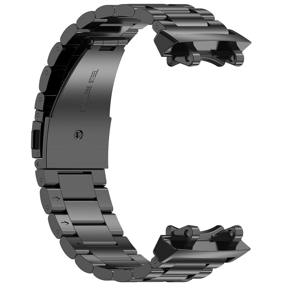 Techsuit W010 -ranneke Amazfit T-Rex 3:lle, Musta