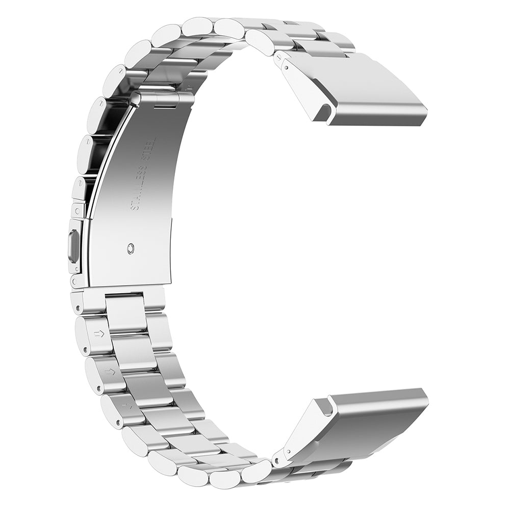 Techsuit W010 Strap for Garmin Watch Fenix / Forerunner Series, 22mm, Silver